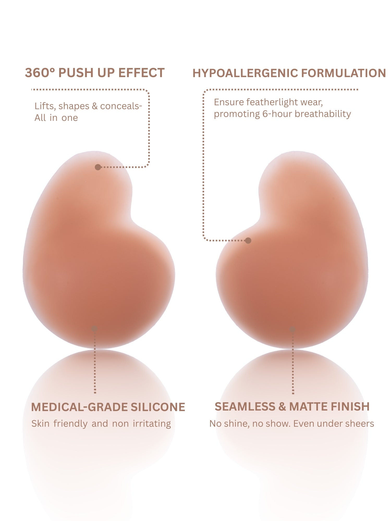 Reusable Breast Lift Cup-Comma Bunny Ups 2.0 Accessories UNDERNEAT