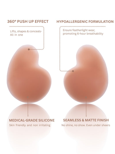 Reusable Breast Lift Cup-Comma Bunny Ups 2.0 Accessories UNDERNEAT