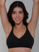 CROSSOVER BRALETTE BLACK
