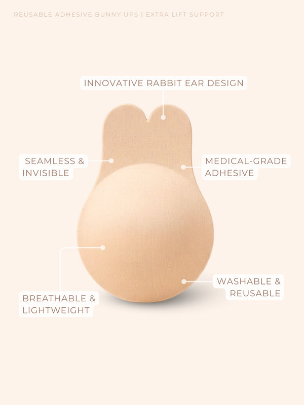 Reusable Adhesive Bunny Ups | Extra Lift Support Accessories UNDERNEAT