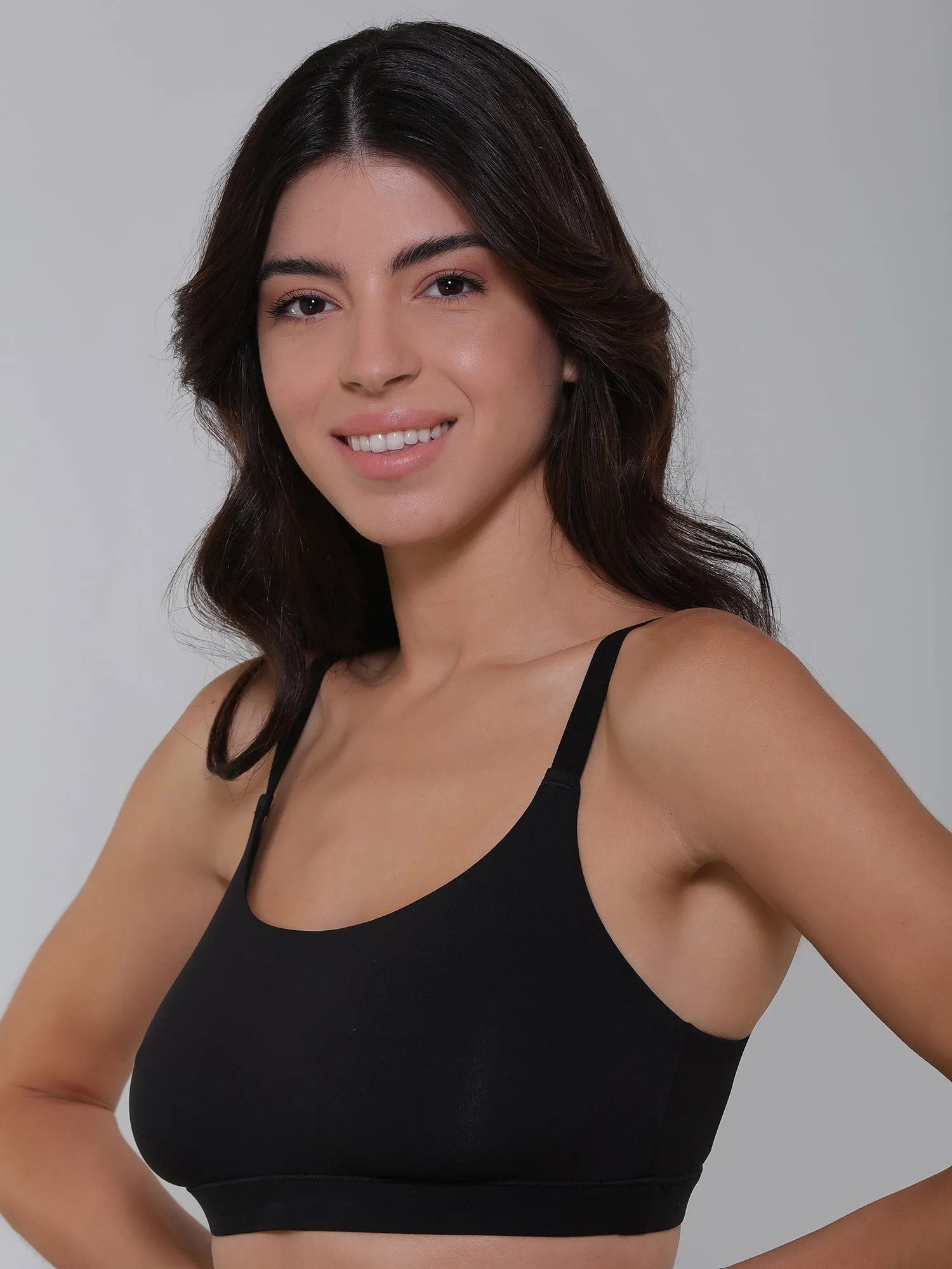 SCOOP BRALETTE BLACK