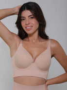UNDERWIRE PUSH UP BRA BEIGE