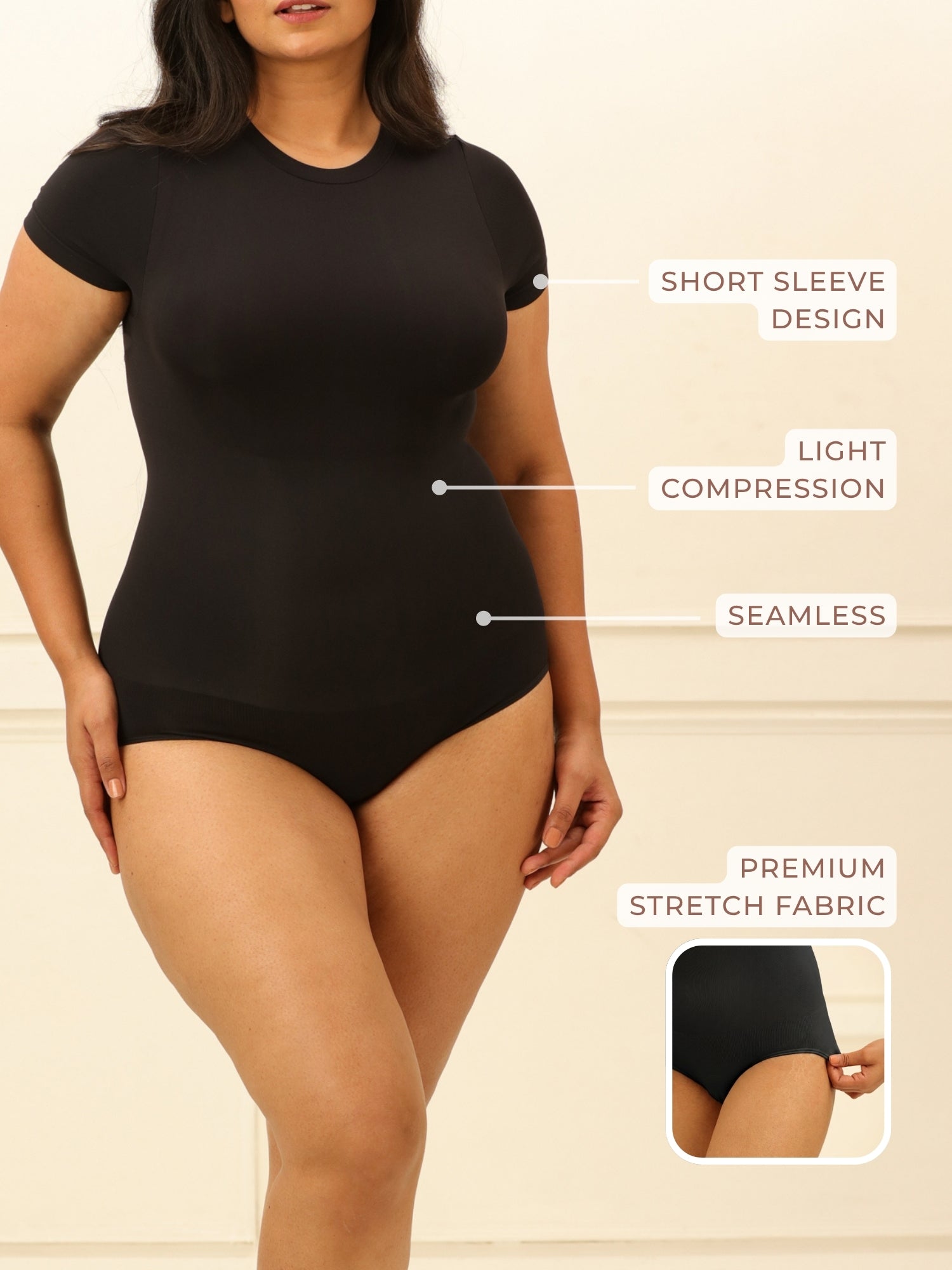 Short Sleeve Bodysuit Bodysuit UNDERNEAT