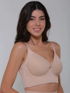 UNDERWIRE PUSH UP BRA BEIGE