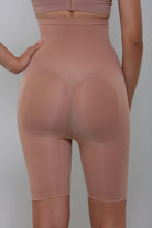HIGH WAIST TUMMY CONTROL SHORTS BEIGE