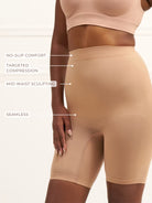Mid Waist Butt Lifting Shorts