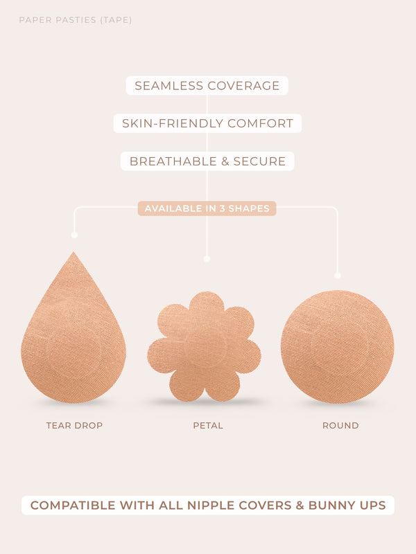 Round pasties (Tape) Pair of 5 Accessories UNDERNEAT