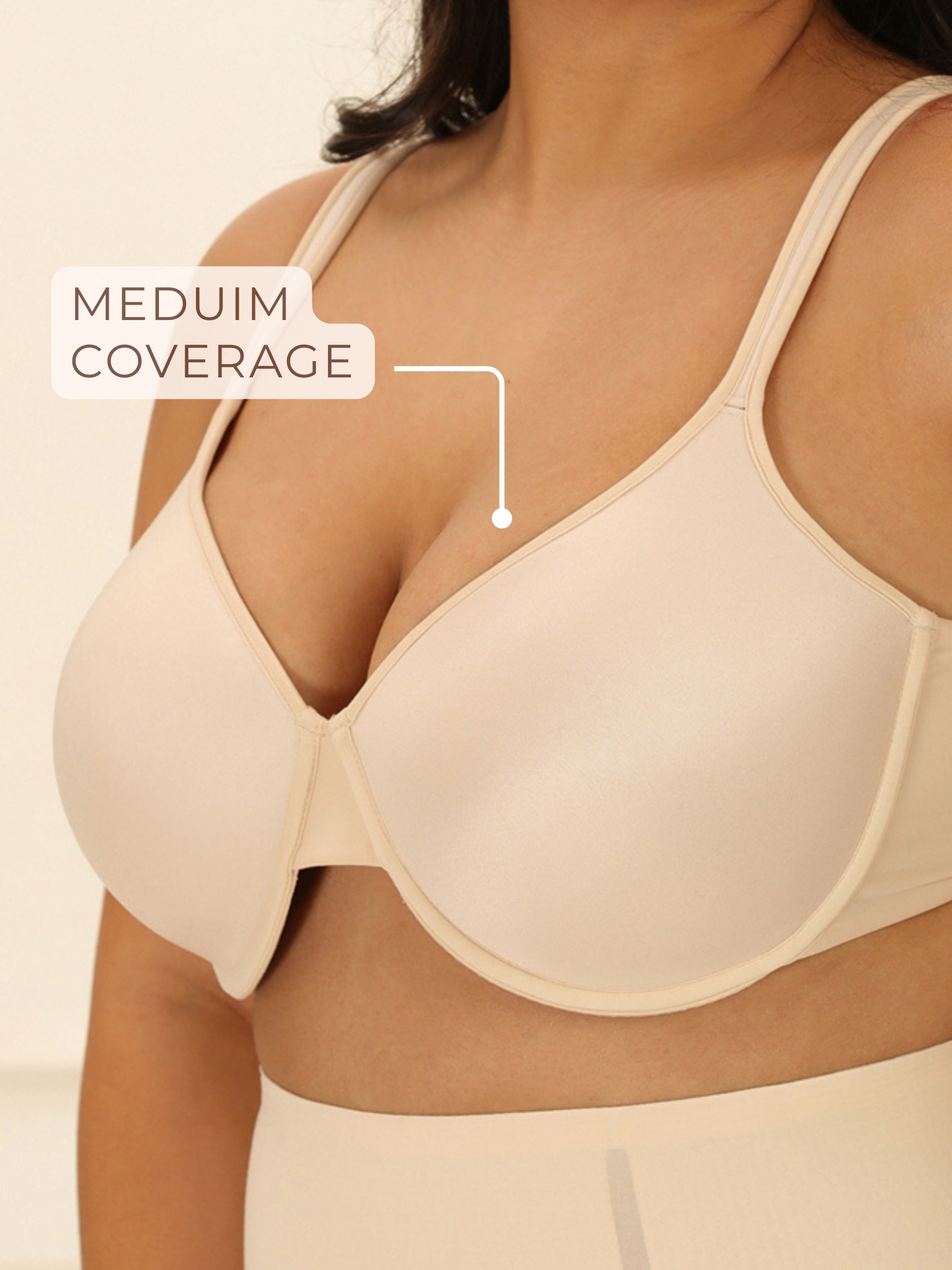 All Day Comfort Demi / Medium Coverage Bra Bra UNDERNEAT