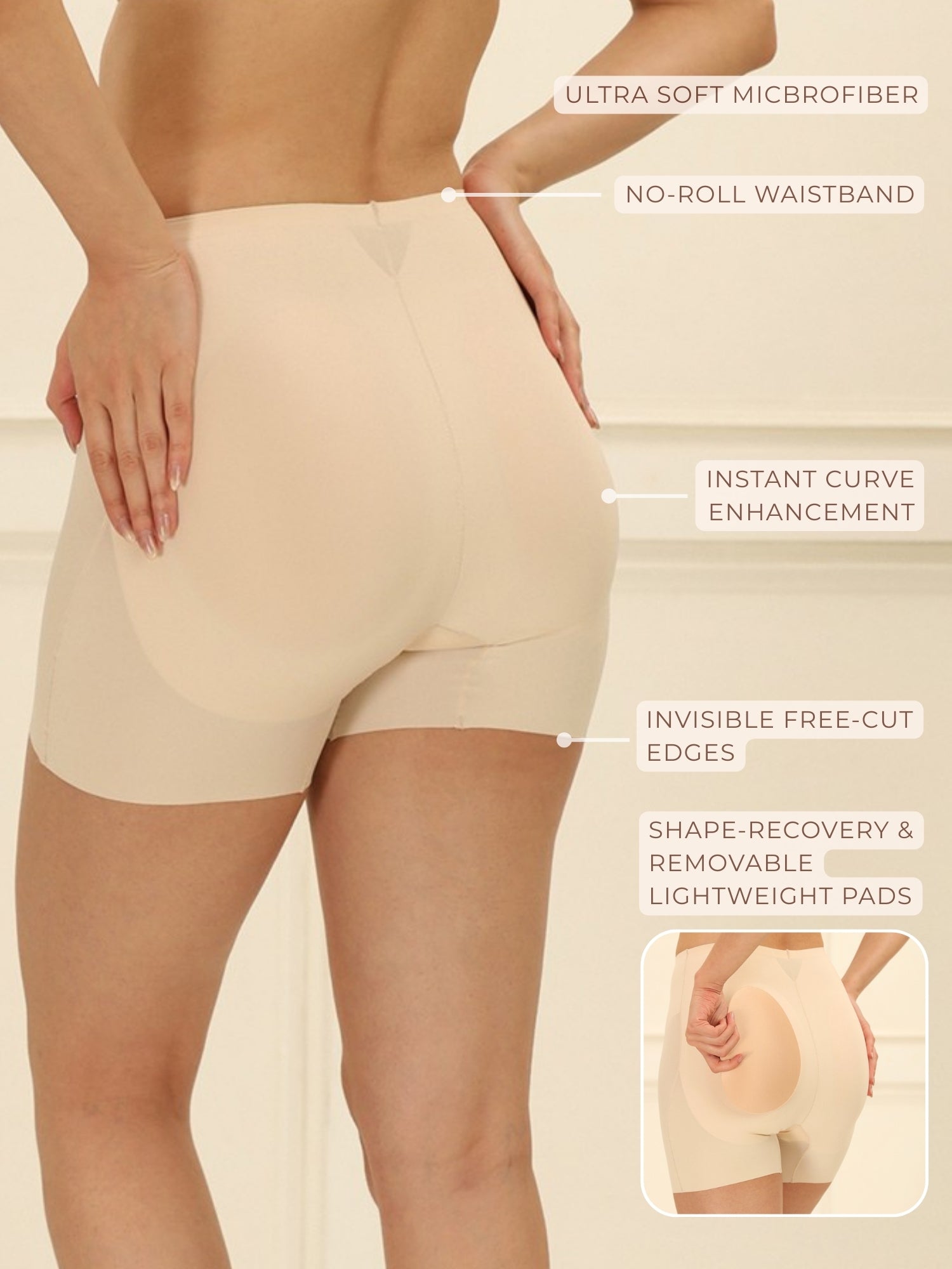 Butt Padded Shorts 2.0 Shorts UNDERNEAT