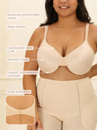 All Day Comfort Demi / Medium Coverage Bra Bra UNDERNEAT