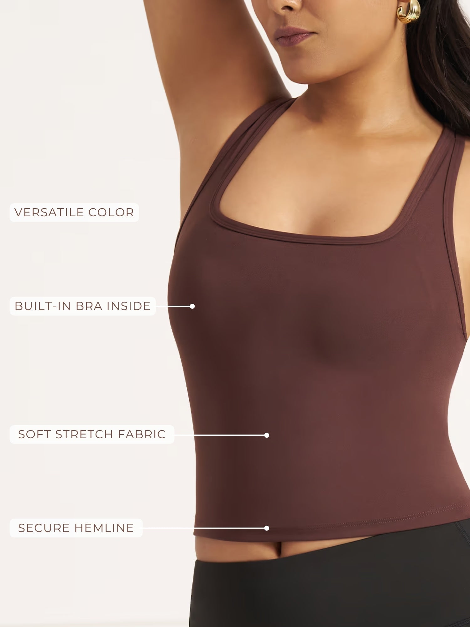 Built-In Bra Tank Top