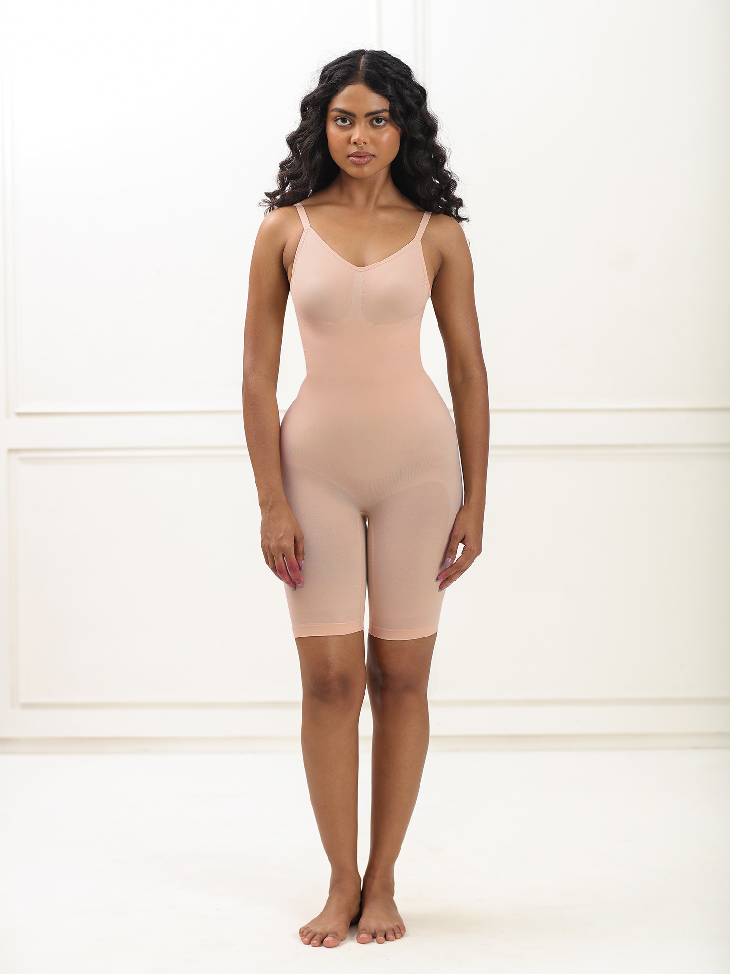 Backless Butt Lifting Bodysuit SHAPEWEAR UNDERNEAT Beige XS-S