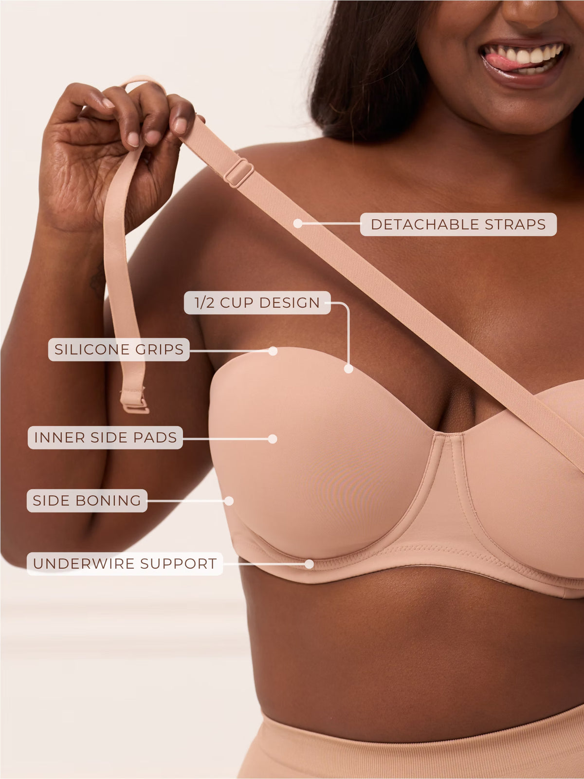 All Day Hold Strapless Bra