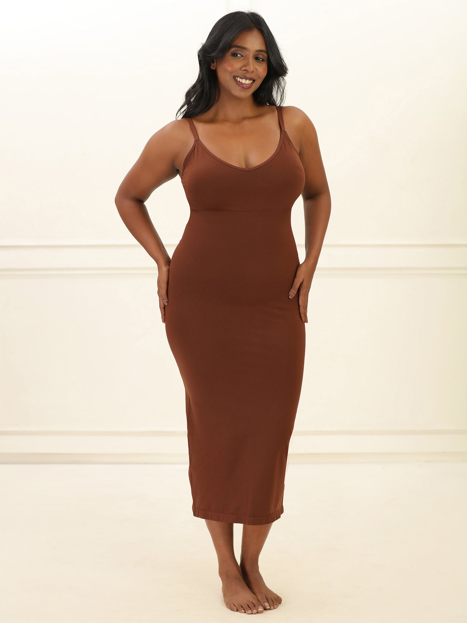 Built in bra bodycon dress Bodysuit UNDERNEAT