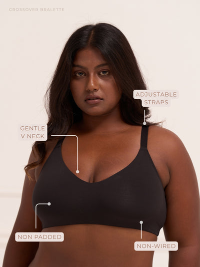 Crossover Bralette Bra UNDERNEAT