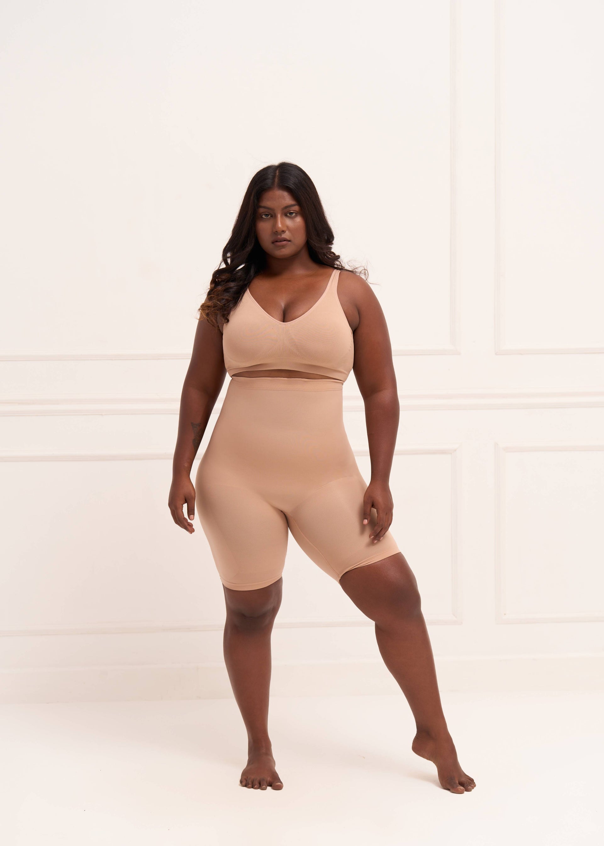 UNDERNEAT High Waist Tummy Control Shorts Seamless Shapewear