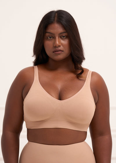 Padded All Day Bra Bra UNDERNEAT Beige S