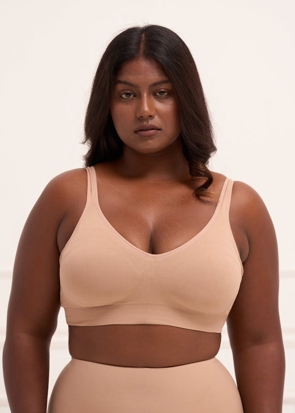 Padded All Day Bra Bra UNDERNEAT Beige S