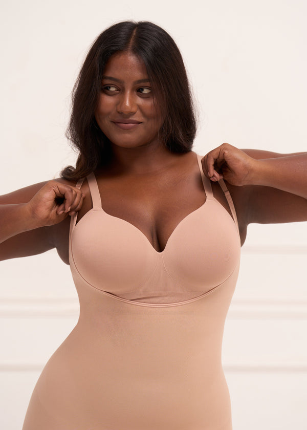 Open Bust Butt Lifting Bodysuit Bodysuit UNDERNEAT