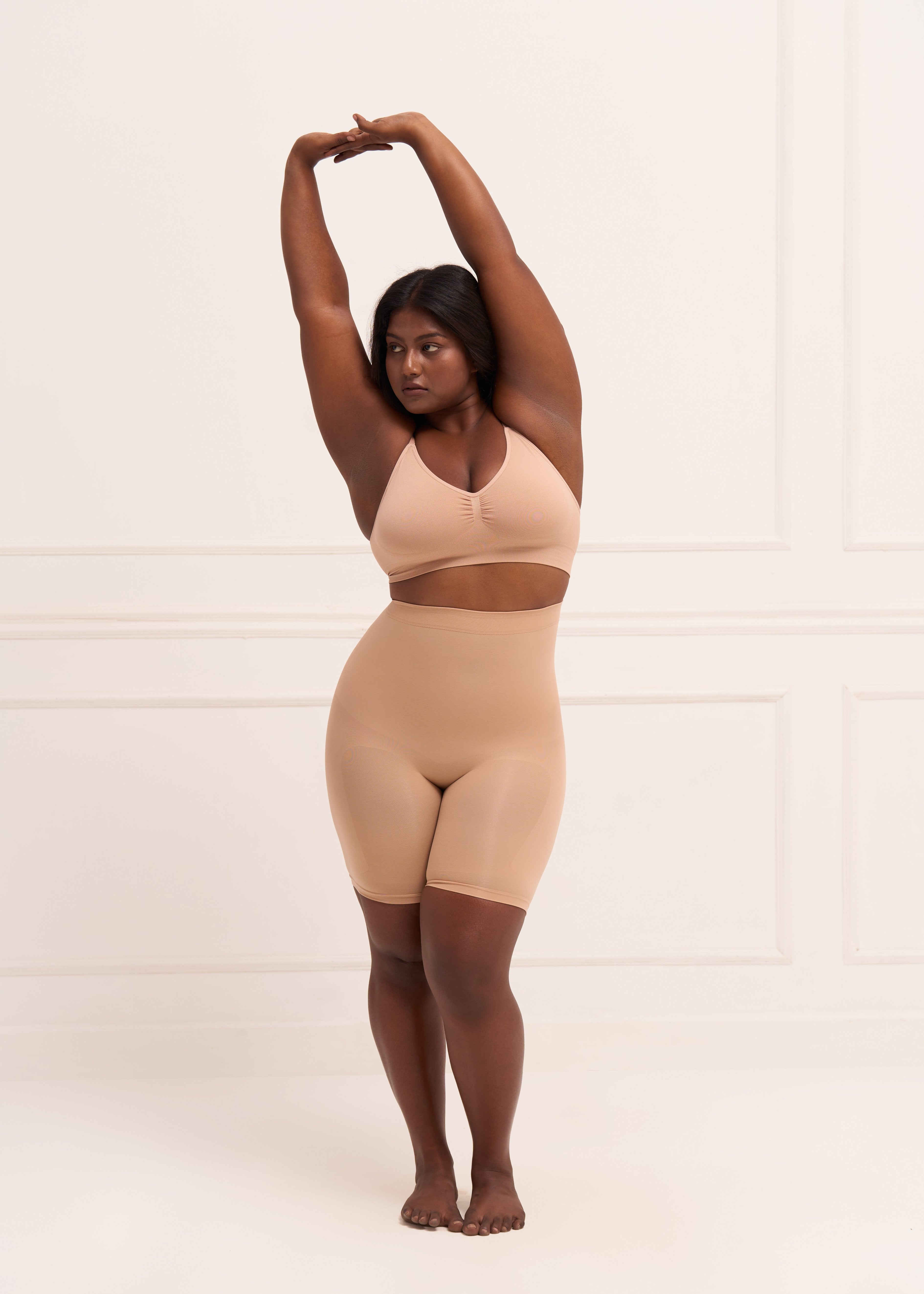 Mid Waist Butt Lifting Shorts Shorts UNDERNEAT