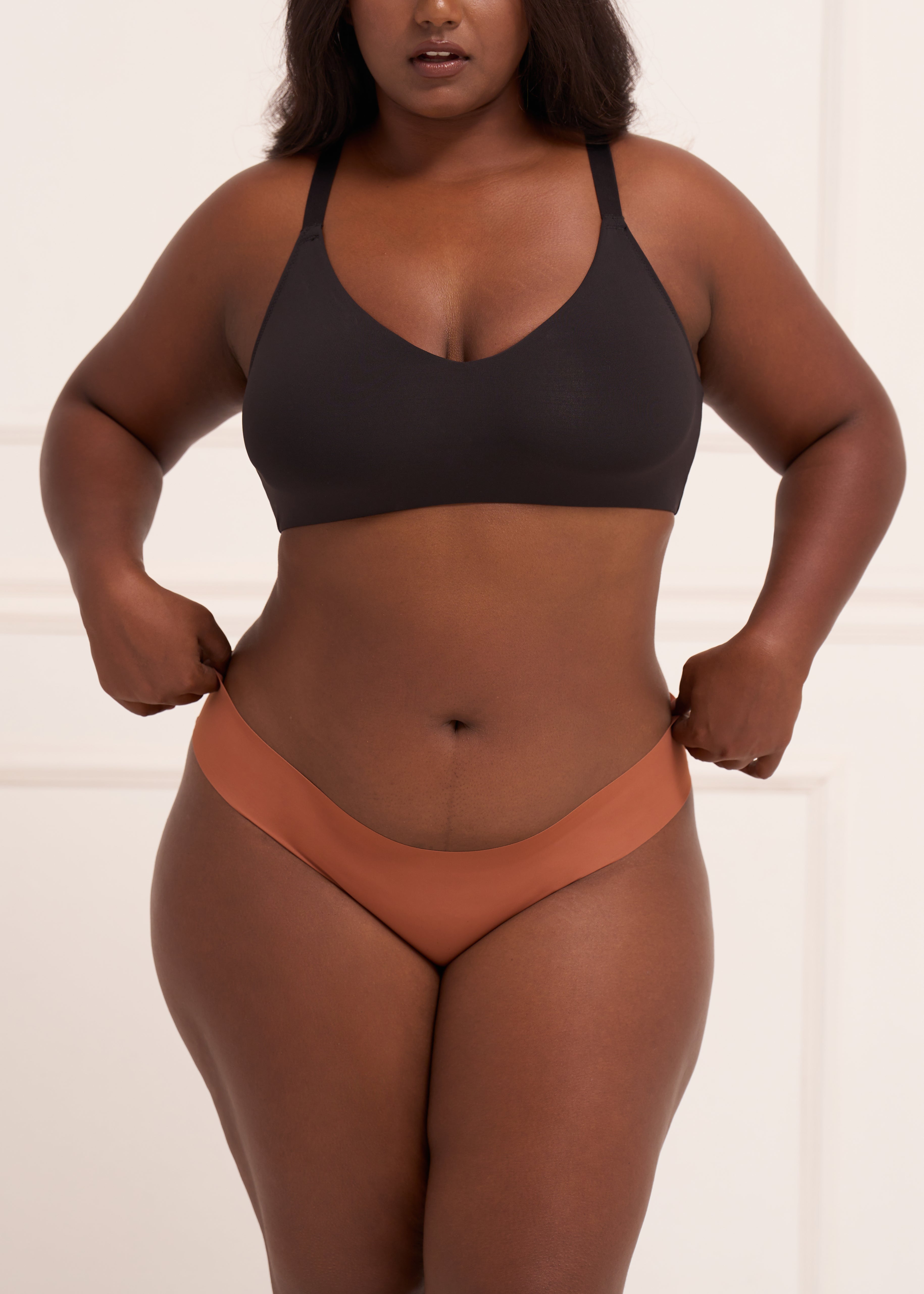 Seamless Contour Brief Underwear UNDERNEAT Brown S