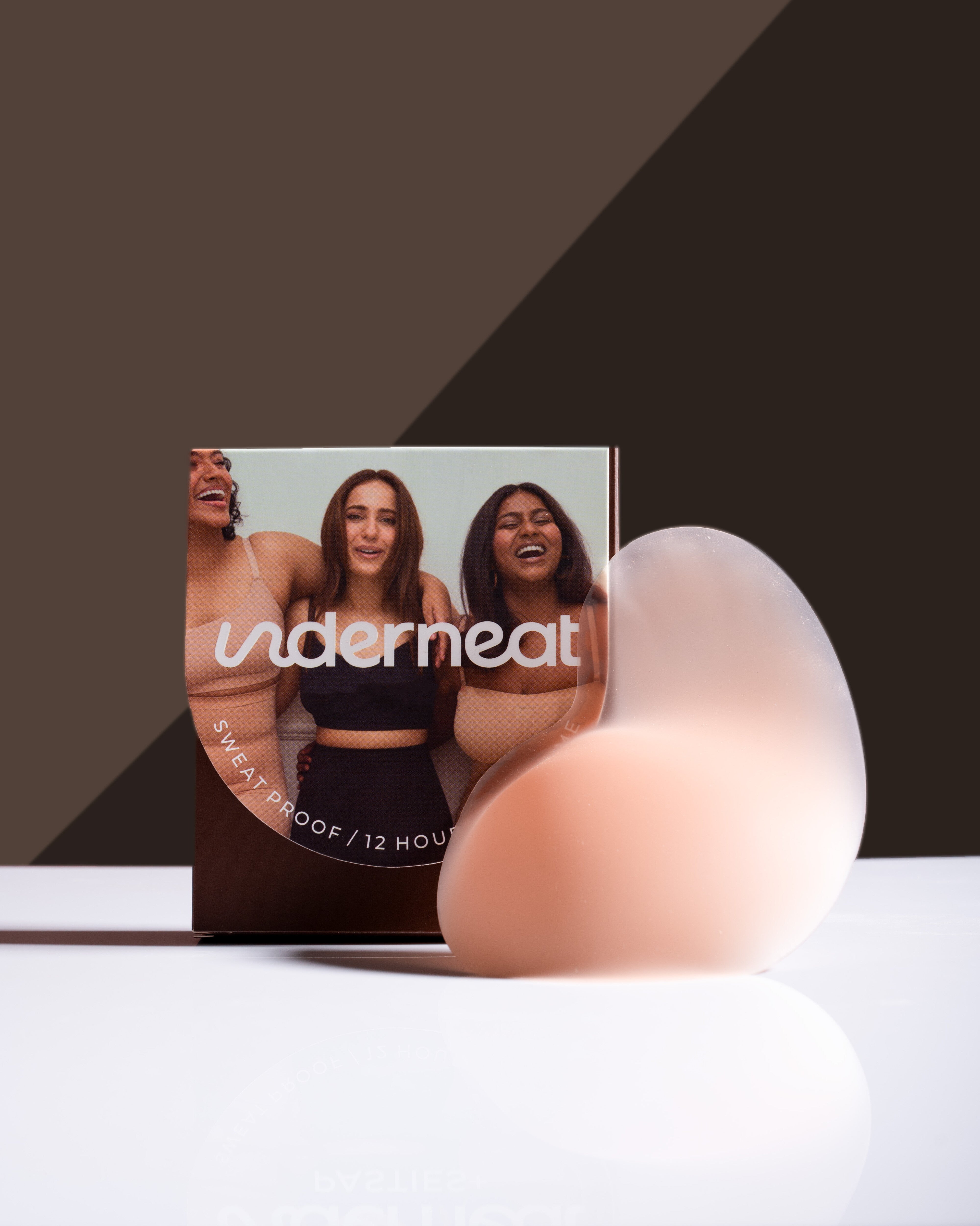 Reusable Breast Lift Cup-Comma Bunny Ups Accessories UNDERNEAT A Beige