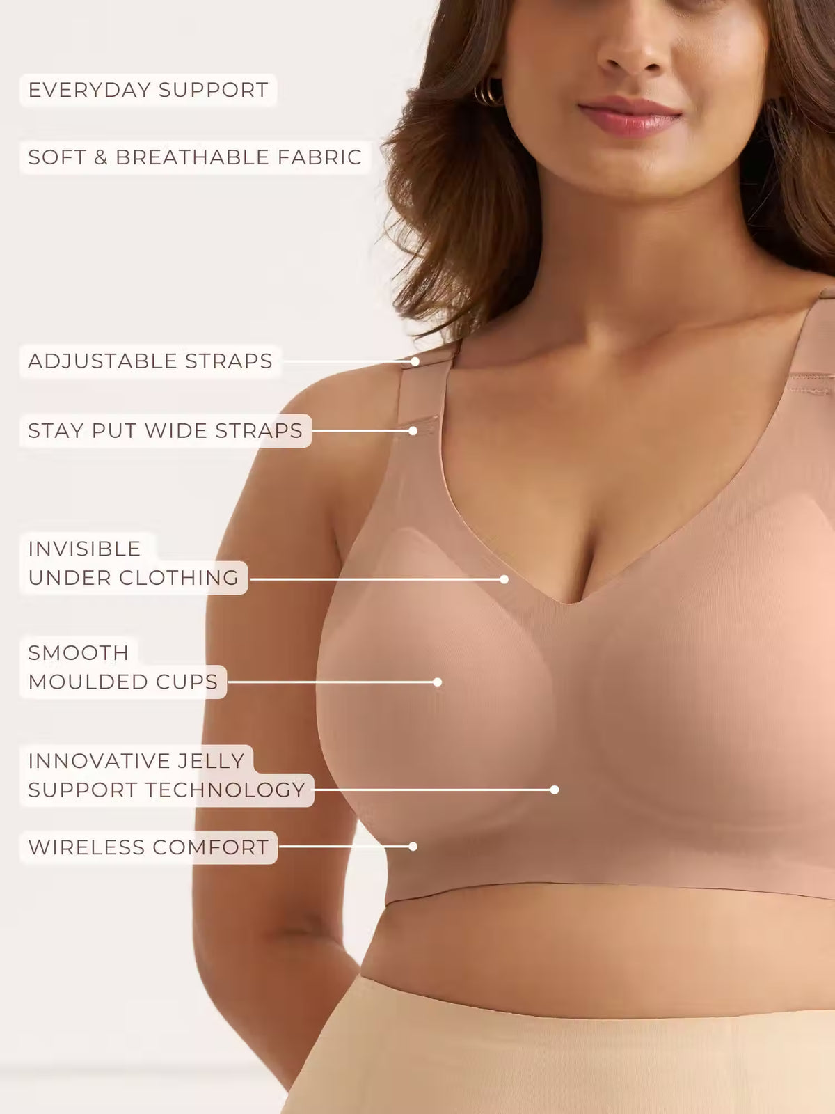 Everyday Support Jelly Bra