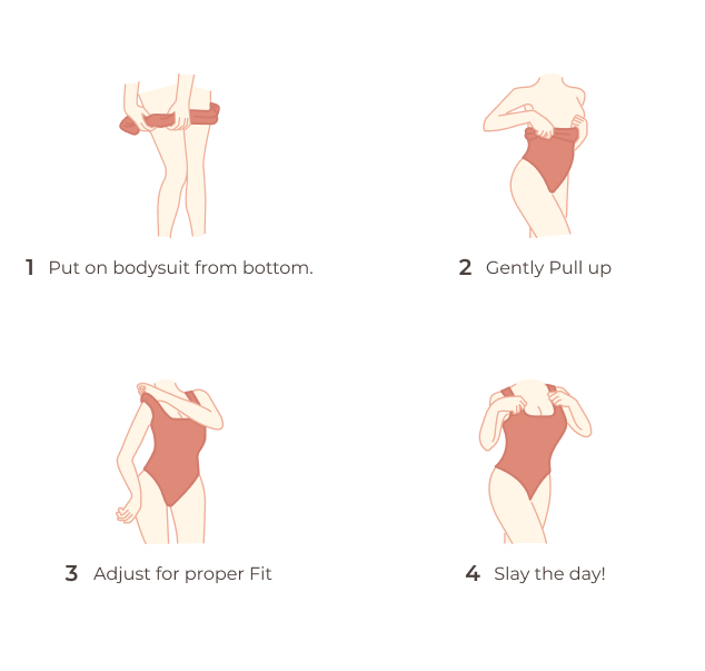 How to wear the bodysuit