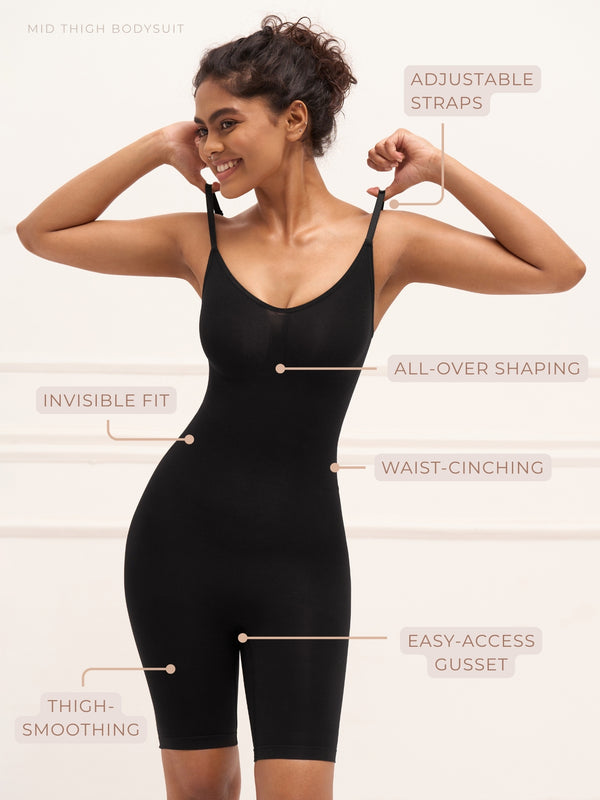 Mid Thigh Bodysuit Bodysuit UNDERNEAT