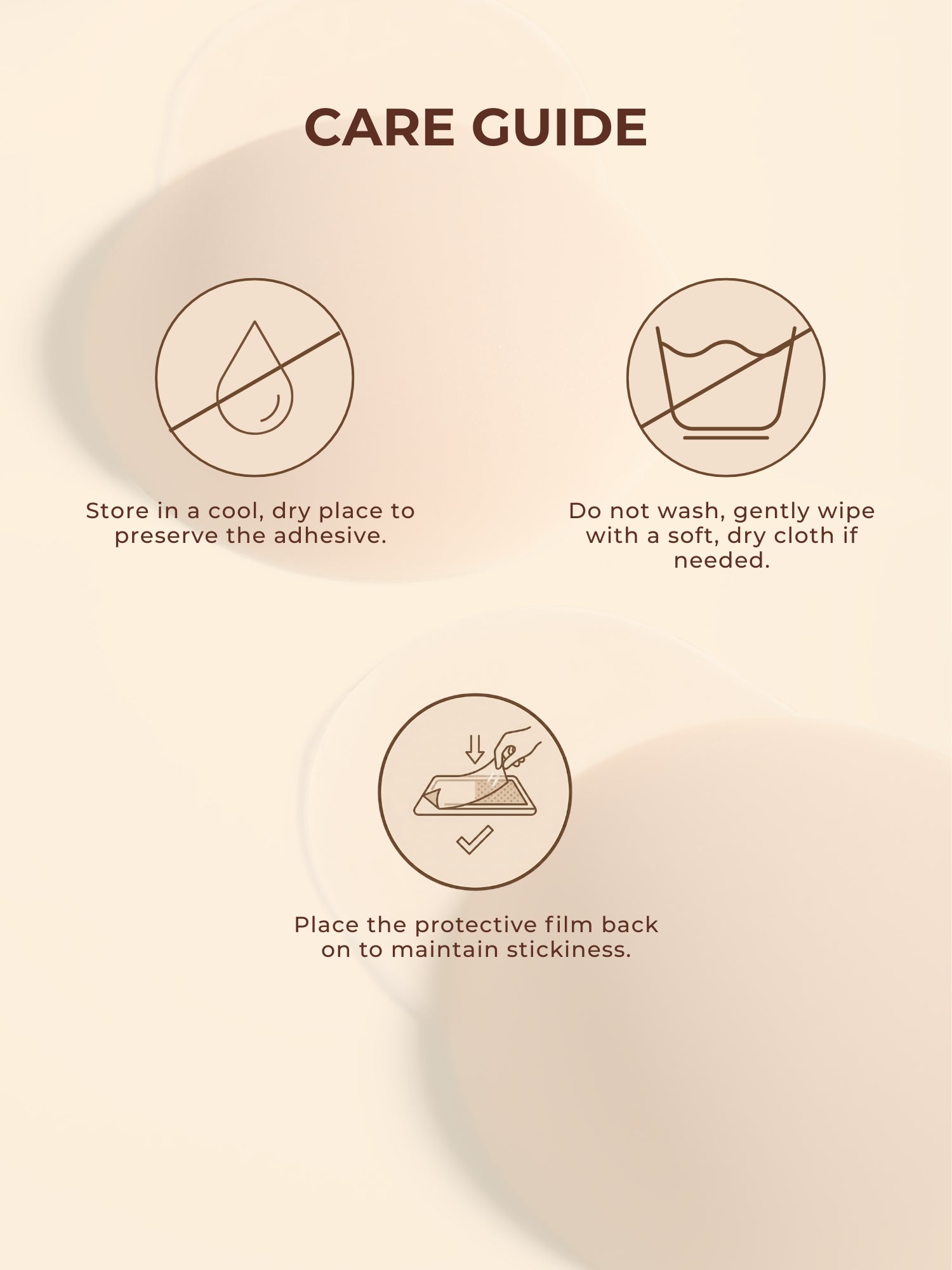 Anti sweat Reusable Bunny lift covers Accessories UNDERNEAT