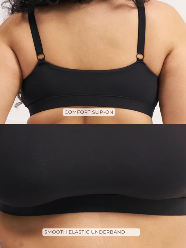 Every Day Scoop Bralette - Non-Padded Wireless Full Coverage and Seamless