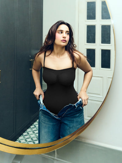 Strapless Butt Lifting Bodysuit Bodysuit UNDERNEAT Black S