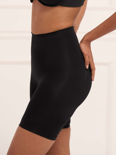 Mid Waist Butt Lifting Shorts Shorts UNDERNEAT Black XS-S