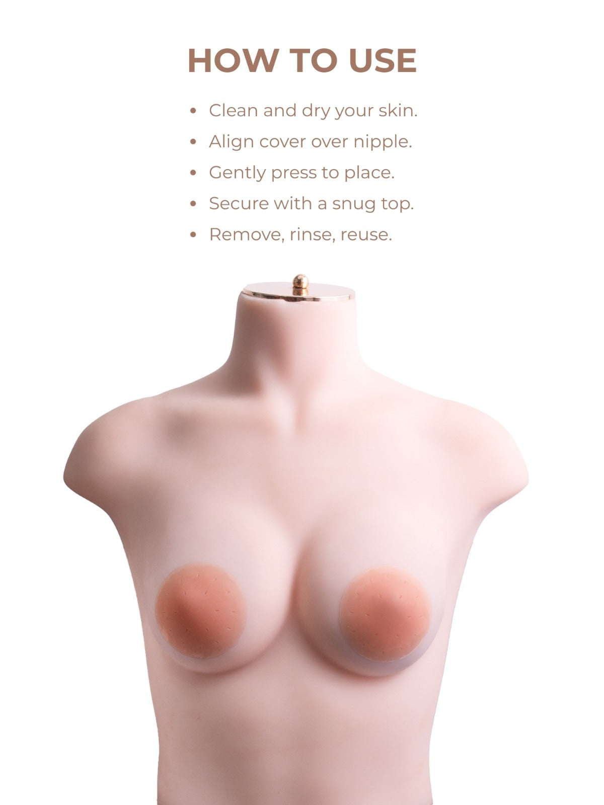 Reusable Non Adhesive Nipple Covers Accessories UNDERNEAT