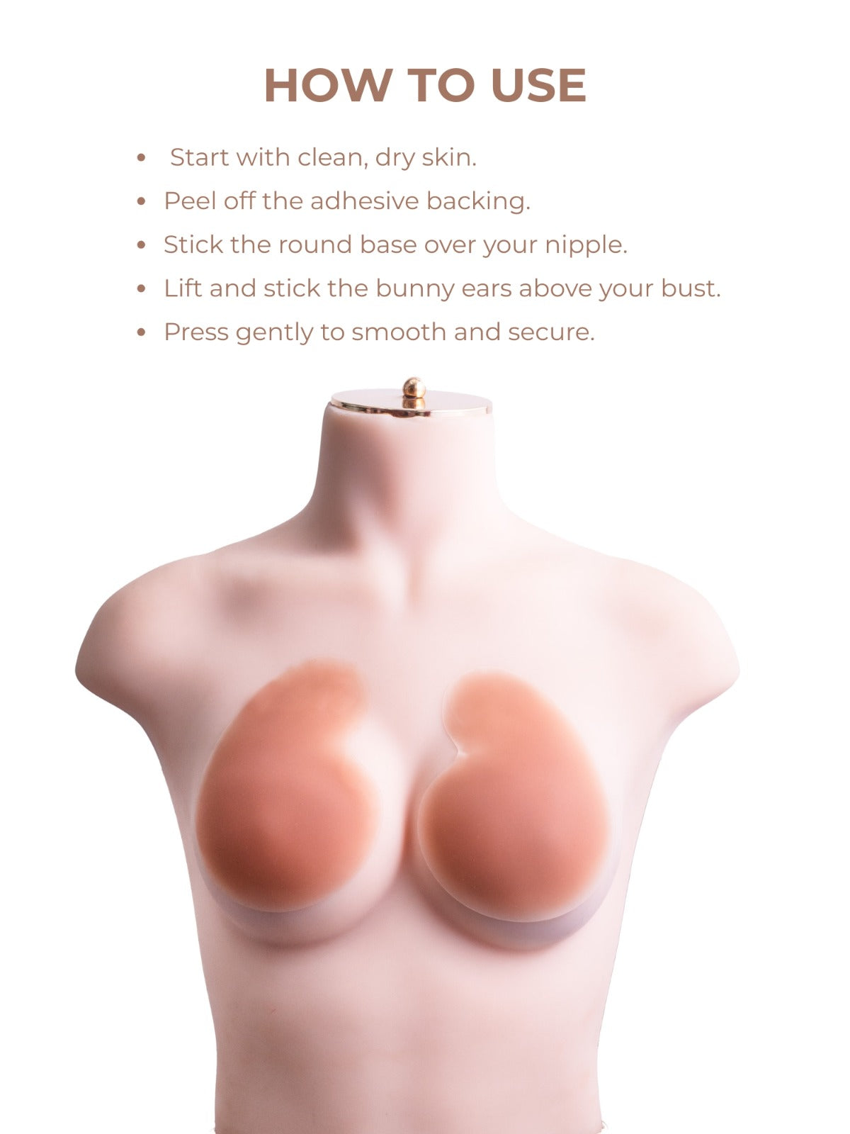 Reusable Breast Lift Cup-Comma Bunny Ups Accessories UNDERNEAT