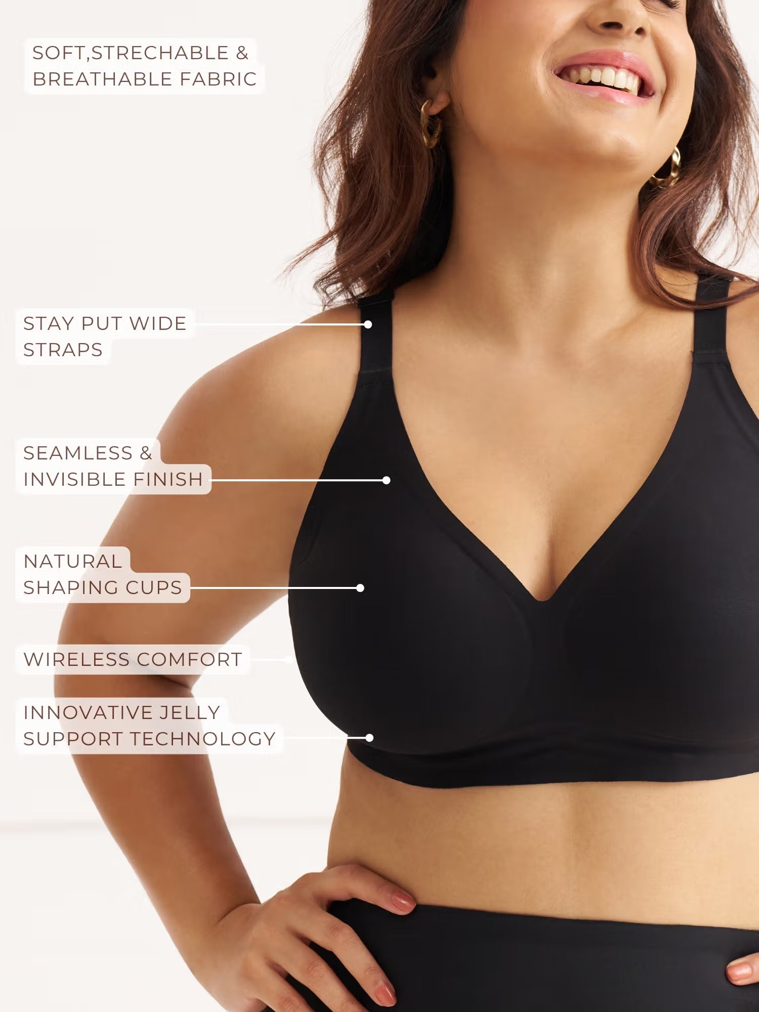Everyday T-shirt Jelly Bra